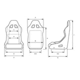 SRD Seat SR4 Race Fixed Back