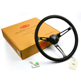 Steering Wheel Poly 15" Classic Deep Dish Black Alloy Slots