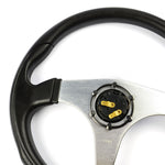 Steering Wheel Poly 14" ADR Octane Brushed Alloy Spoke