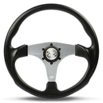 Steering Wheel Poly 14" ADR Octane Brushed Alloy Spoke