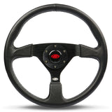 Steering Wheel Leather 14" ADR Director Black Spoke