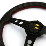 Steering Wheel Leather 14" ADR Retro Black Spoke