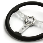 Steering Wheel PVC 14" ADR Retro Brushed Spoke