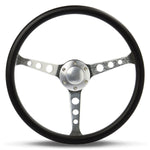 Steering Wheel Poly 15" ADR Classic Brushed Alloy With Holes