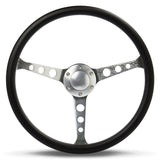 Steering Wheel Poly 15" ADR Classic Brushed Alloy With Holes