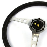 Steering Wheel Poly 15" ADR Classic Brushed Alloy With Holes