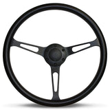 Steering Wheel Poly 15" ADR Classic Black Alloy With Slots