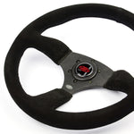 Steering Wheel Suede 14" ADR Tokyo Motorsport Black Spoke