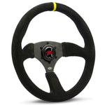 Steering Wheel Suede 14" ADR Tokyo Motorsport Black Spoke + Indicator