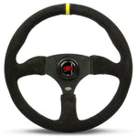 Steering Wheel Suede 14" ADR Tokyo Motorsport Black Spoke + Indicator