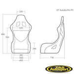 Cobra Suzuka GT Width Pro Fit Car Racing Seat