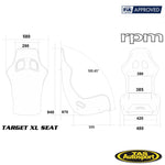 RPM ATECH Target XL Race Seat